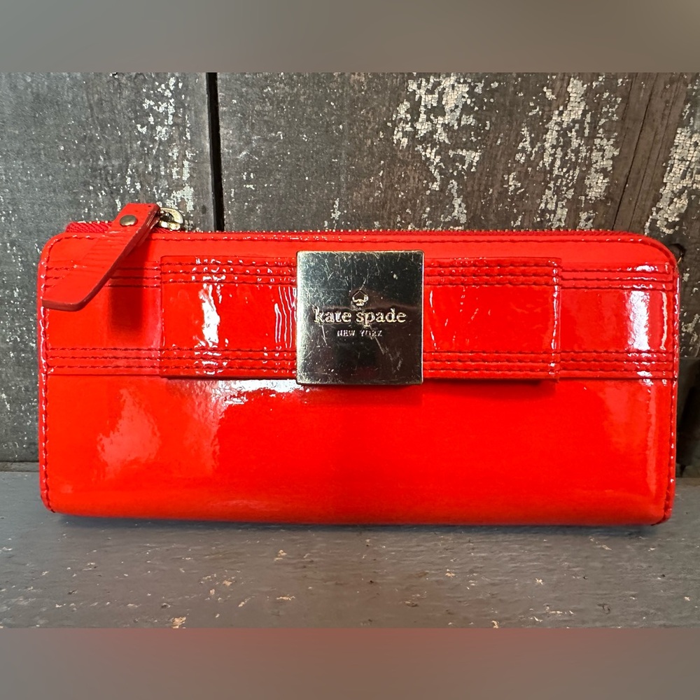 Kate Spade Patent Leather Nisha Wallet